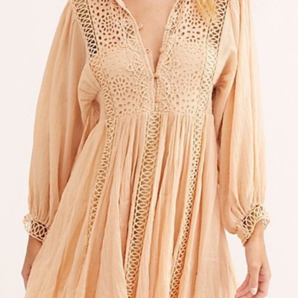 🌸 Free People FP One Karma Mini Dress - Small - Picture 1 of 3